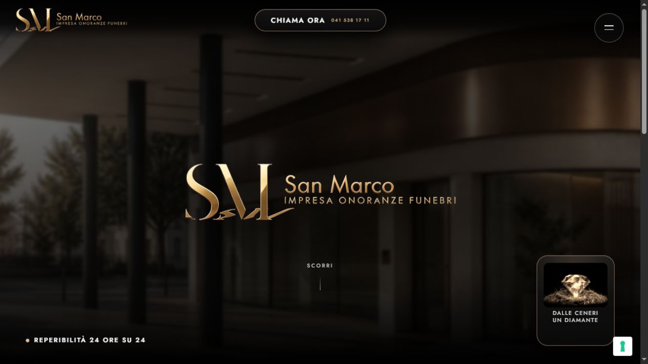 Anteprima sito Impresa Onoranze Funebri San Marco