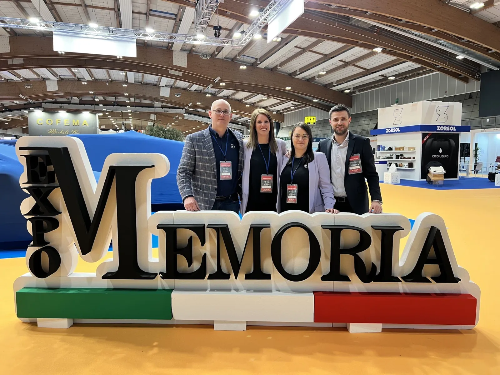 Staff Cas-Per alla fiera Memoria Expo