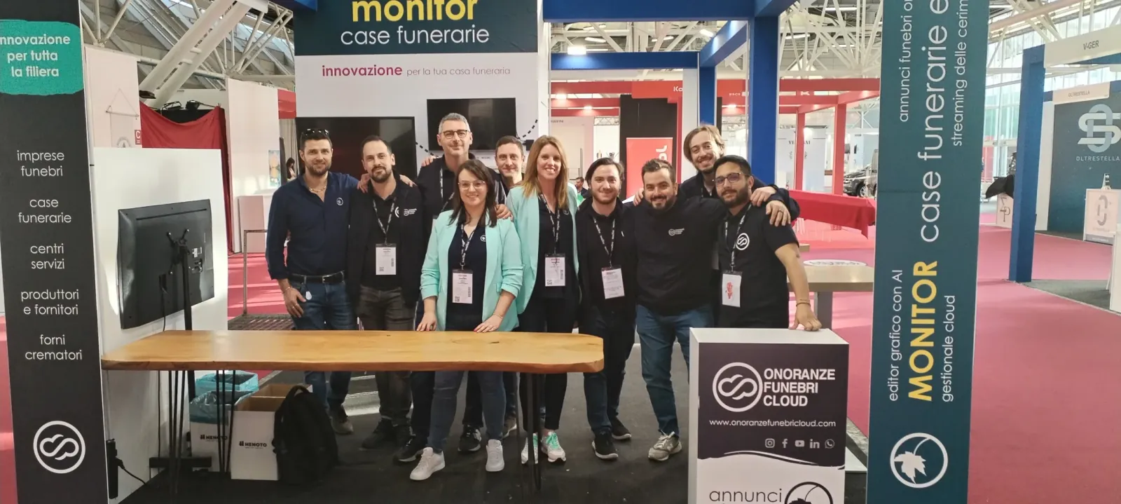 Staff e partner Cas-Per a Tanexpo
