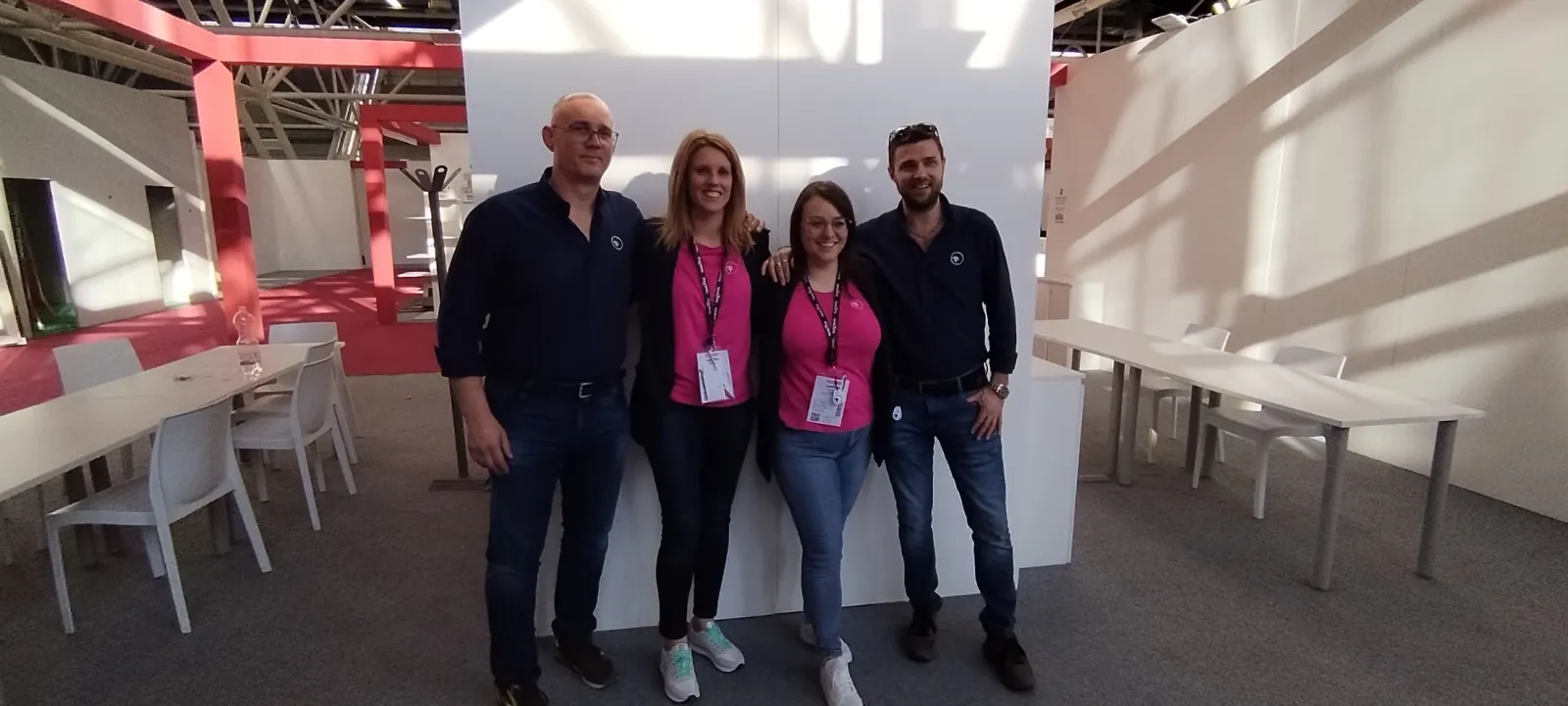 Team Cas-Per durante Tanexpo