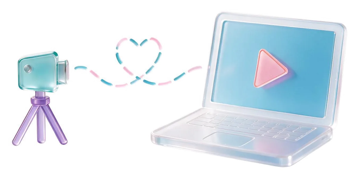 Videocamera e computer per lo streaming della cerimonia